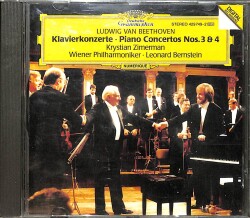 Ludwig van Beethoven, Krystian Zimerman, Wiener Philharmoniker, Leonard Bernstein - Klavierkonzerte = Piano Concertos Nos. 3 & 4 CD (İkinci El) CD4291 - 1