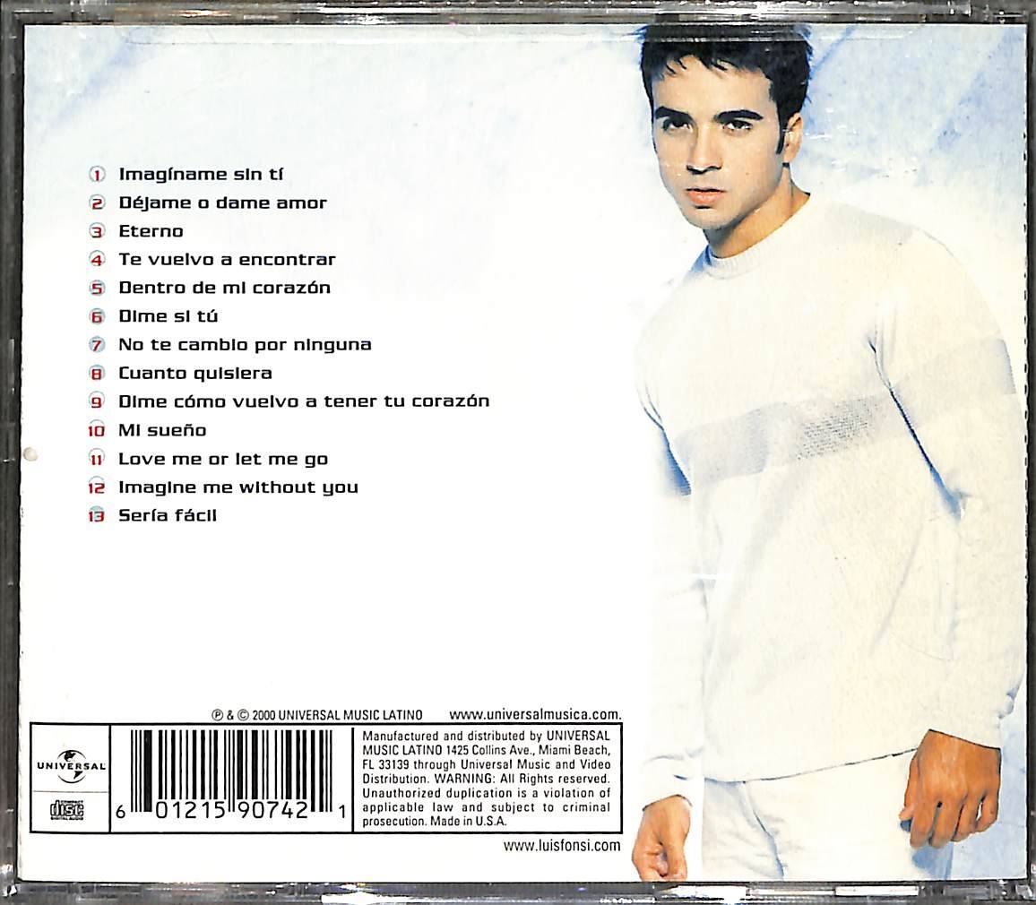 Luis Fonsi - Eterno CD (İkinci El) CD4830 - 2