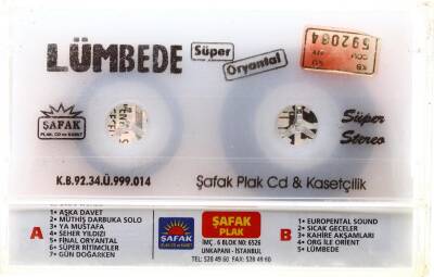 Lümbede - Süper Oryantal Kaset (İkinci El) KST5498 - 2