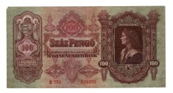 Macaristan 100 Pengo 1930 ÇÇT YKP8359 - 1