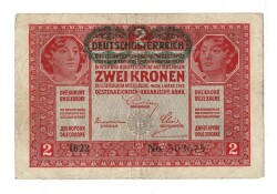 Macaristan 2 Korona 1917 ÇT+ YKP7901 - 1