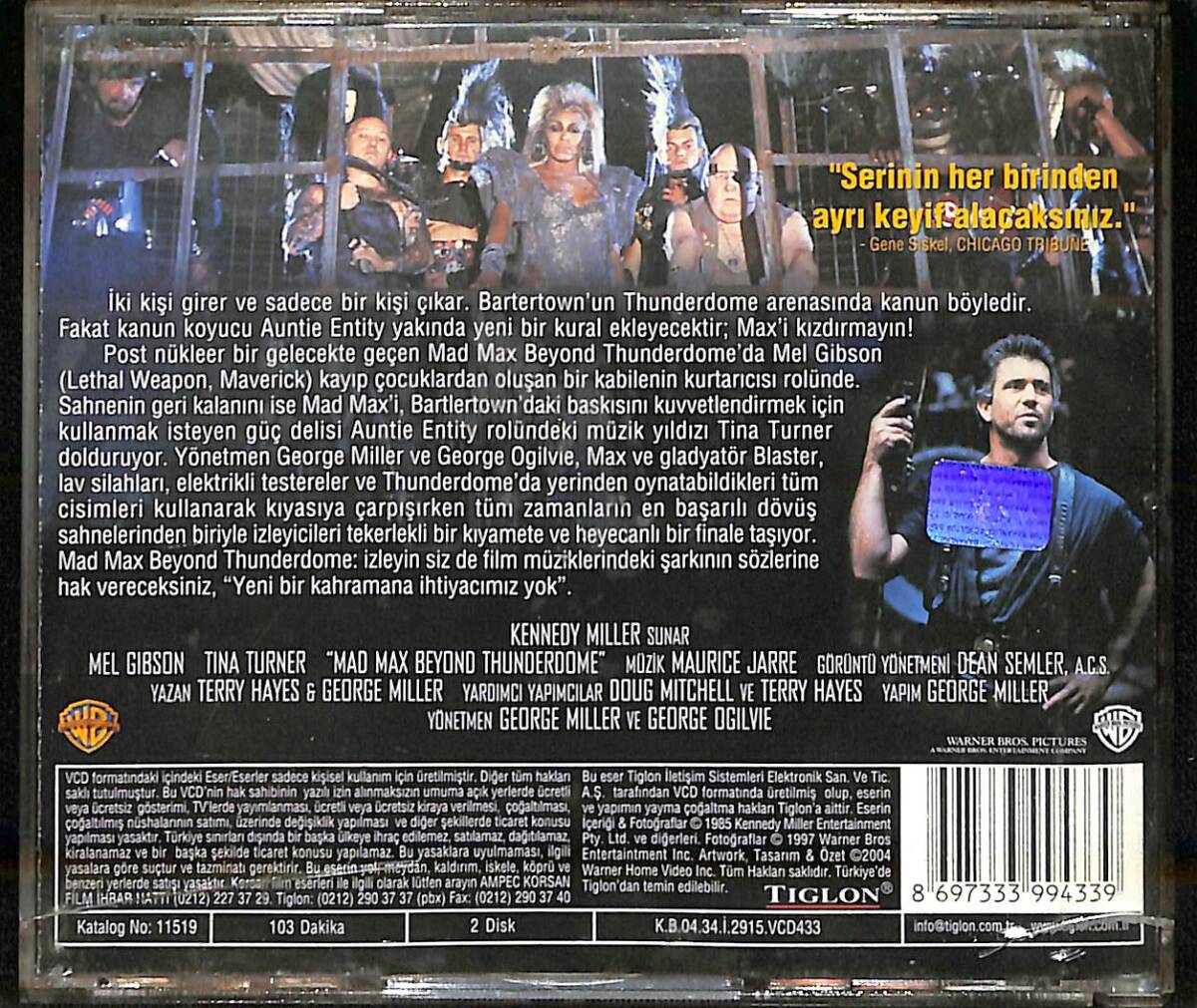 Mad Max VCD Film (İkinci El - 10/7) VCD26511 - 2