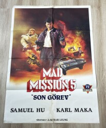 Mad Mission 5 - Son Görev (1989) Orijinal Sinema Afişi - Ultra Dev Boy (70x100) - Samuel Hui & Karl Maka AFIS60 - Gökçekoleksiyon