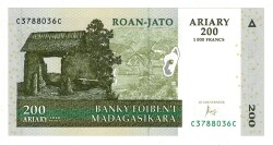 Madagaskar 200 Ariary 2004 ÇİL YKP8124 - 3