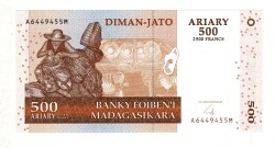 Madagaskar 500 Ariary 2004 ÇİL YKP8135 - 3