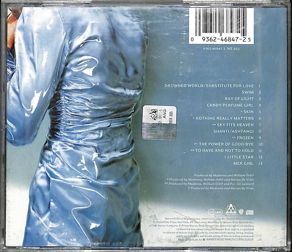 Madonna - Ray Of Light CD (İkinci El) CD4590 - 2