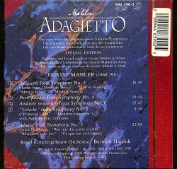 Mahler: Adagietto - The Music Of Love CD (İkinci El) CD3828 - 2