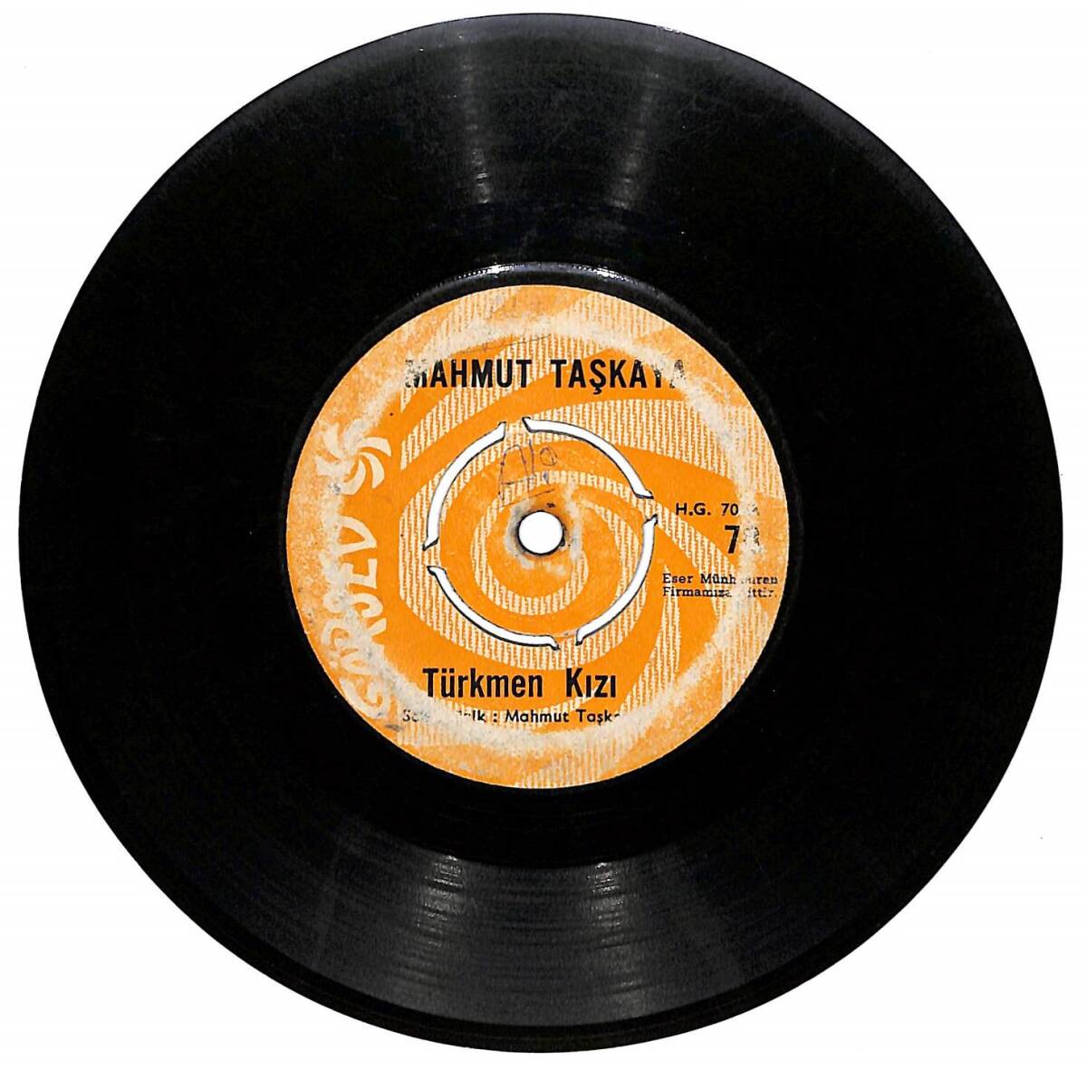 Mahmut Taşkaya – Senem & Türkmen Kızı 45′lik Plak (10/7) PLK27466 - 1