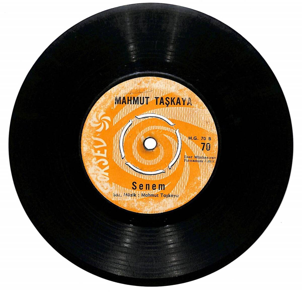 Mahmut Taşkaya – Senem & Türkmen Kızı 45′lik Plak (10/7) PLK27466 - 2