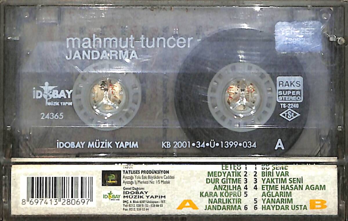 Mahmut Tuncer - Jandarma Kaset (İkinci El) KST29164 - 2