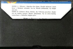 Mahmut Tuncer - Milcano Kaset (İkinci El) KST27101 - 2