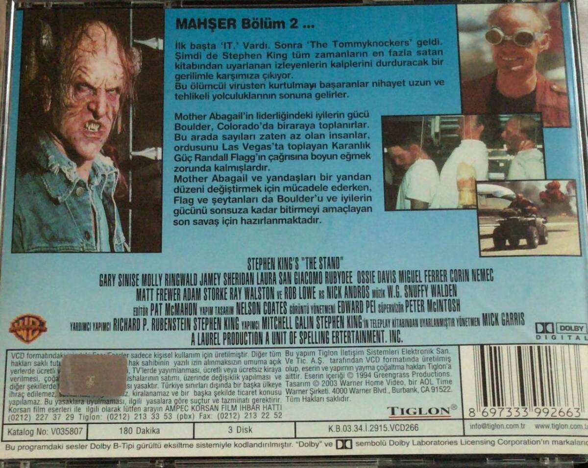 Mahşer The Stand Bölüm 2 VCD Film VCD7830 - 2