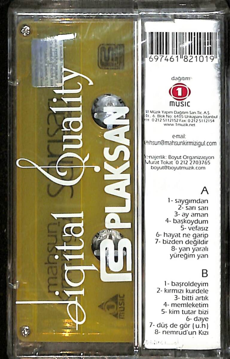 Mahsun Kırmızıgül - Sarı Sarı Kaset (Sıfır) KST28409 - 2