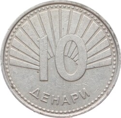 Kuzey Makedonya 10 Denari 2008 ÇT+ YMP11042 - 2