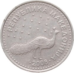 Kuzey Makedonya 10 Denari 2008 ÇT+ YMP11042 - 3