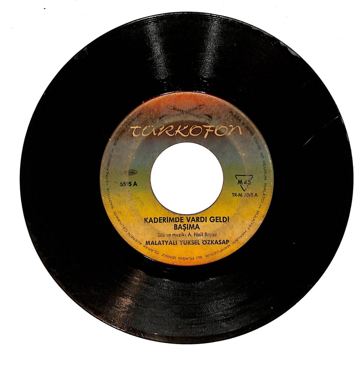 Malatyalı Yüksel Özkasap – Kaderimde Vardı Geldi Başıma & Gülom Senin Yollarında Plak PLK26750 - 1