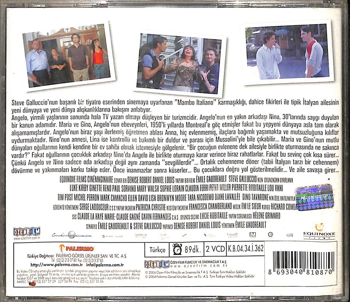 Mambo italiano (2003) Orijinal VCD Film VCD28871 - 2