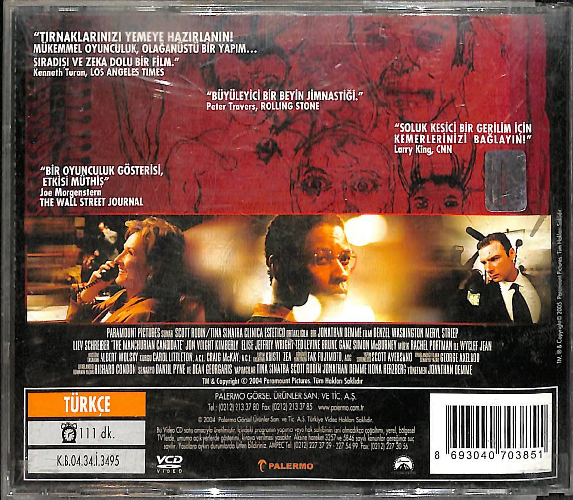Mançuryalı Aday VCD Film (İkinci El) VCD27639 - 2