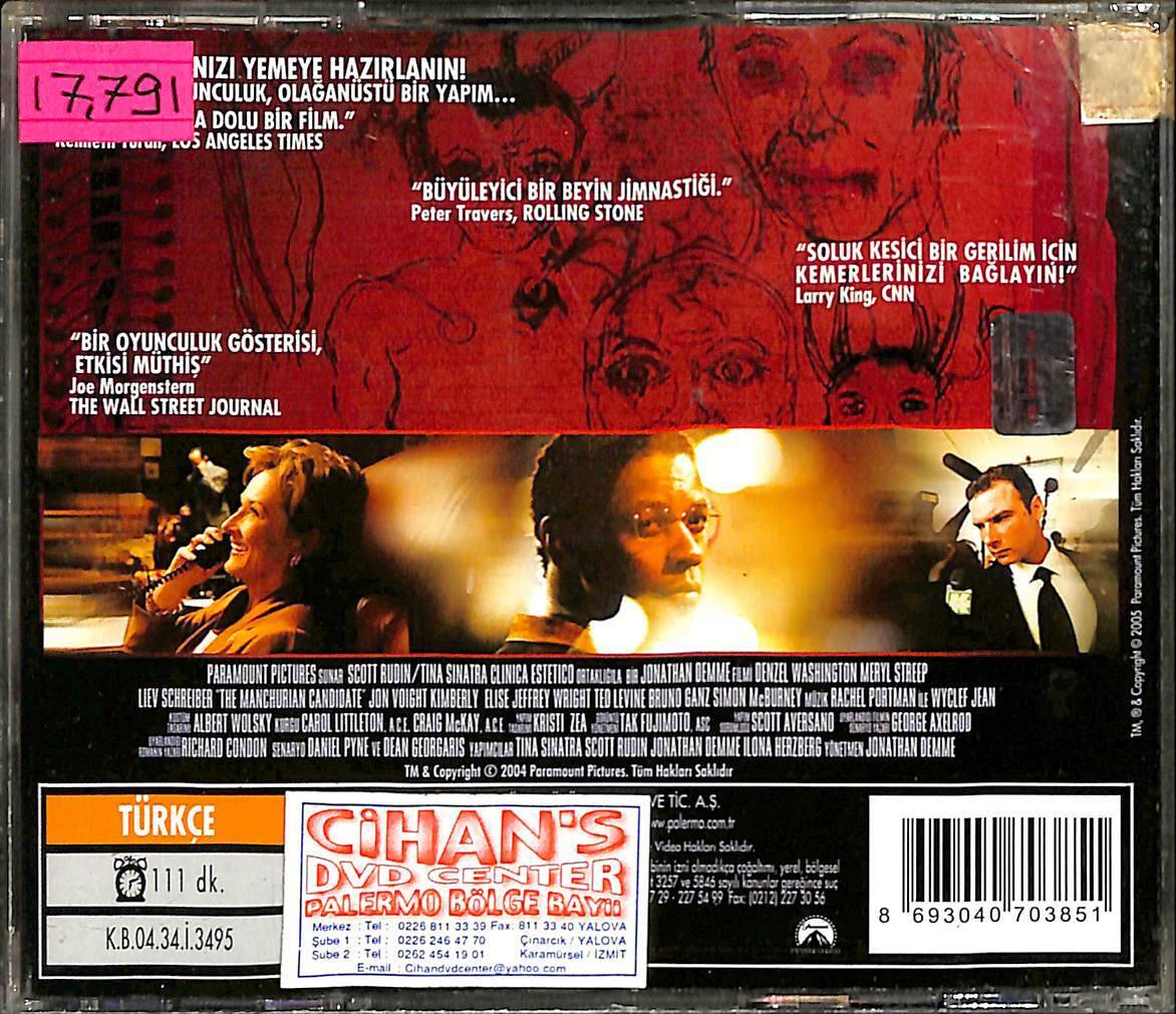 Mançuryalı Aday VCD Film VCD15357 - 2