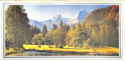 Manzara - Dağ Ve Doğa Temalı Açılır Kapaklı Kartpostal KRT12662 - 1