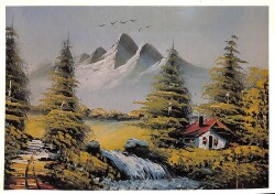 Manzara - Dağ Ve Doğa Temalı Kartpostal KRT12692 - Gökçekoleksiyon