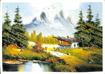 Manzara - Dağ Ve Doğa Temalı Kartpostal KRT12693 - 1