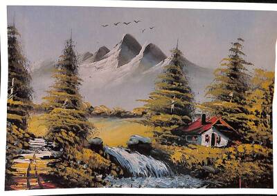 Manzara- Doğa Ve Irmak Temalı Kartpostal KRT12819 - 1