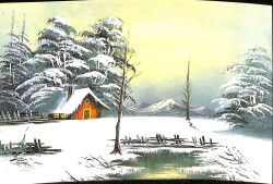 Manzara - Kış Temalı Kartpostal KRT12644 - Gökçekoleksiyon