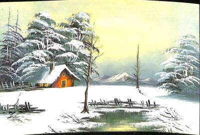 Manzara - Kış Temalı Kartpostal KRT12644 - 1