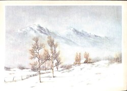 Manzara - Kış Temalı Kartpostal KRT12738 - Gökçekoleksiyon