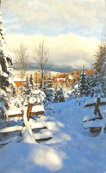 Manzara - Kış Temalı Kartpostal KRT12837 - Gökçekoleksiyon