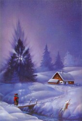 Manzara - Kış Temalı Kartpostal KRT12844 - Gökçekoleksiyon