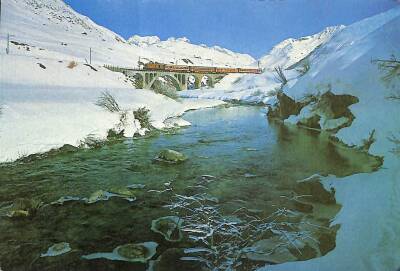 Manzara- Kış Ve Köprü Temalı Kartpostal KRT12769 - 1