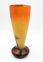 Manzara Resimli El Boyama Cam Vazo AOB1427 - 2