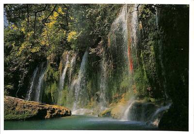 Manzara - Şelale Temalı Kartpostal KRT12700 - 1