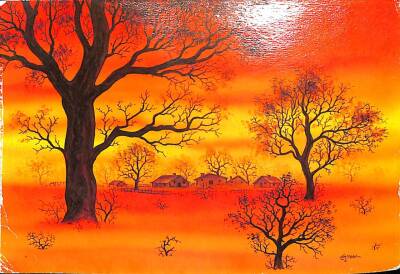 Manzara -Sonbahar Temalı Kartpostal KRT12629 - 1