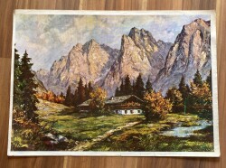 MANZARA TEMALI (1970LER) BÜYÜK BOY KARTPOSTAL (50X35cm) KRT17546 - Gökçekoleksiyon