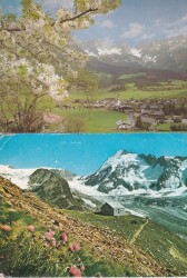 Manzara Temalı 2li Kartpostal KRT10712 - Gökçekoleksiyon