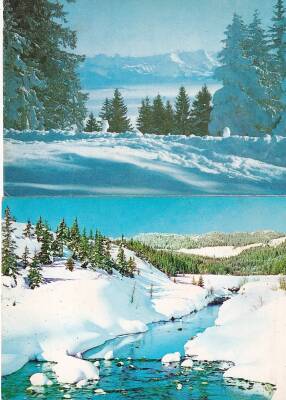 Manzara Temalı 2li Kartpostal KRT10724 - 1