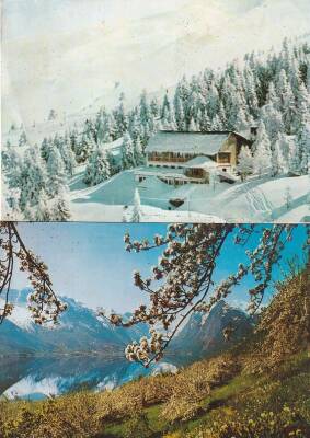 Manzara Temalı 2li Kartpostal KRT10732 - 1