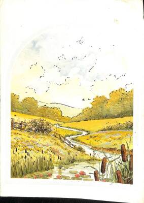 Manzara Temalı Açılır Kapaklı Kartpostal KRT12405 - 1
