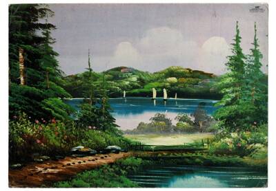Manzara Temalı Büyük Boy Kartpostal KRT9230 - 1