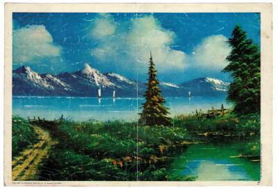 Manzara Temalı Büyük Boy Kartpostal KRT9232 - 1