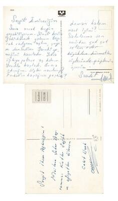 Manzara Temalı İkili Kartpostal *Arkası Yazılı* KRT11588 - 2