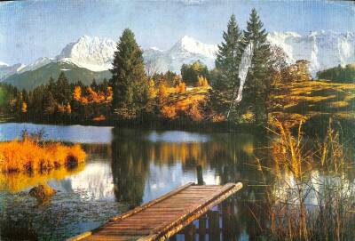 Manzara Temalı Kartpostal Büyük Boy KRT5638 - 1