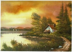 Manzara Temalı Kartpostal Büyük Boy KRT5643 - Gökçekoleksiyon