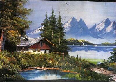 Manzara Temalı Kartpostal Büyük Boy KRT5647 - 1