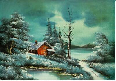 Manzara Temalı Kartpostal Büyük Boy KRT5652 - 1