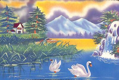 Manzara Temalı Kartpostal KRT12294 - 1