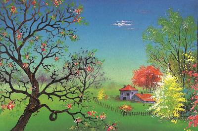 Manzara Temalı Kartpostal KRT12833 - 1